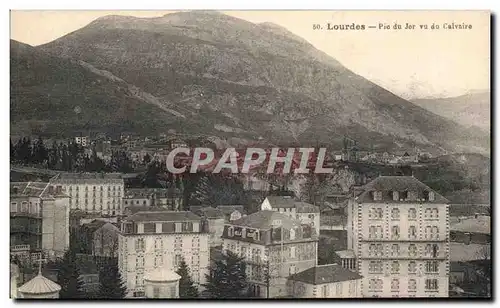 Cartes postales Lourdes Pie Du Jer Vu Du Calvaire