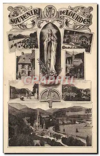 Cartes postales Souvenir De Lourdes