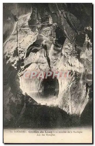 Cartes postales Lourdes Grotten Du Loup Lac Des Nymphes