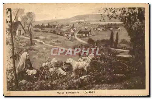 Cartes postales Musee Bernadette Lourdes Moutons