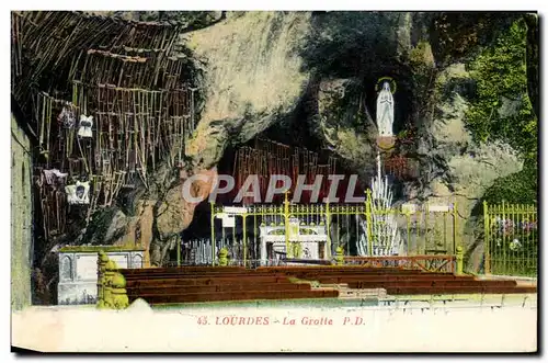 Cartes postales Lourdes La Grotte