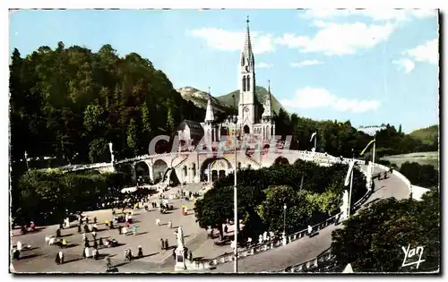 Cartes postales Lourdes La Basilique