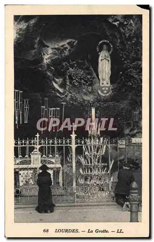 Cartes postales Lourdes La Grotte