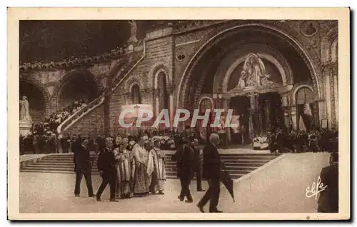 Ansichtskarte AK Lourdes Benediction Du Saint Sacrement Devant Le Rosaire