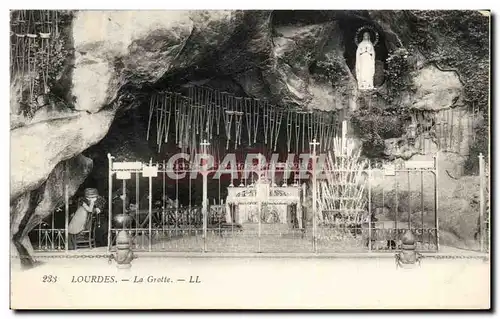 Cartes postales Lourdes La Grotte