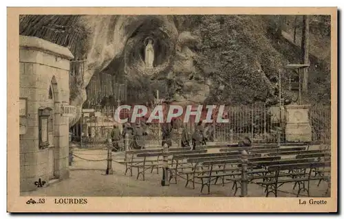 Cartes postales Lourdes La Grotte