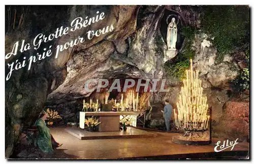 Cartes postales moderne Lourdes La Grotte Miraculeuse