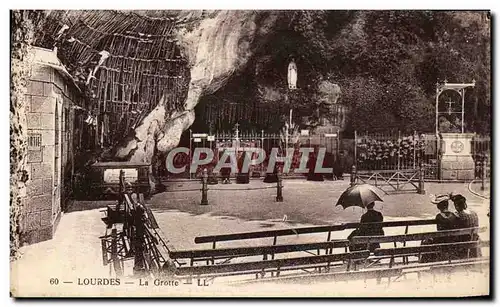 Cartes postales Lourdes la Grotte