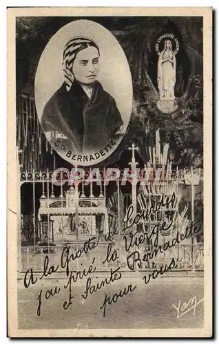 Cartes postales Lourdes la Grotte Bernadette