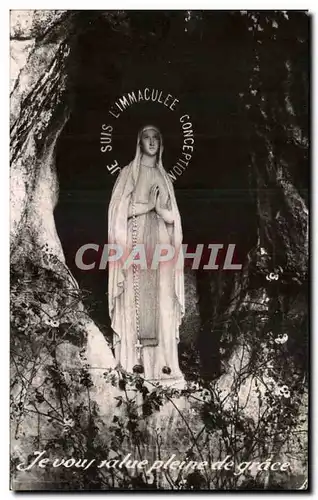 Cartes postales La Vierge a la Grotte Missions du Madure et de Madagascar Lourdes