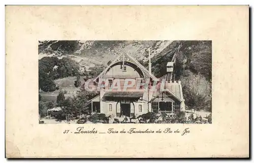 Cartes postales Lourdes Gare du funiculaire du Pic du Jer