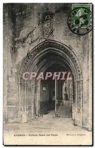 Cartes postales Avignon Porte du Palais des Papes