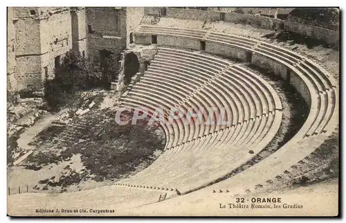 Cartes postales Orange Le theatre Romain les Gradins