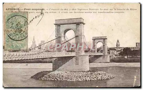 Cartes postales Avignon Pont Suspendu