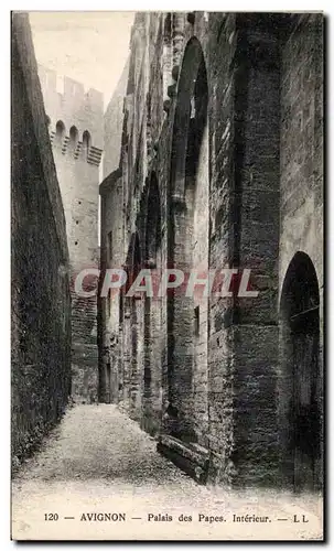 Cartes postales Avignon Place des Papes Interieur