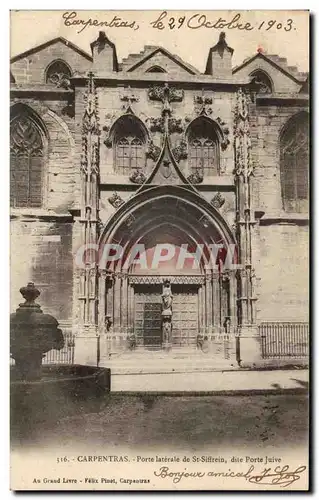 Cartes postales Carpentras Porte Laterale de St Siffrein dite Porte Juive