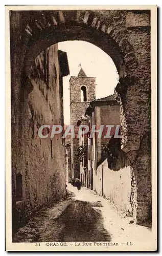 Cartes postales Orange La rue Pontillac