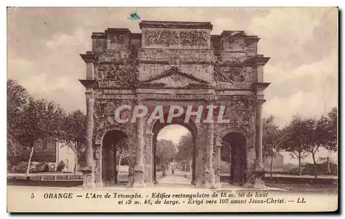 Cartes postales Orange L'Arc De Triomphe