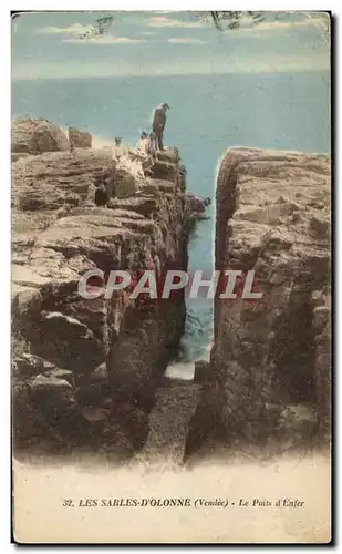 Ansichtskarte AK Les Sables D&#39Olonne Le Puits D&#39Enfer