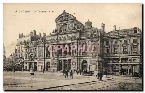 Cartes postales Angers La Theatre