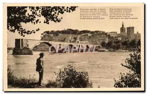 Cartes postales Avignon Le pont