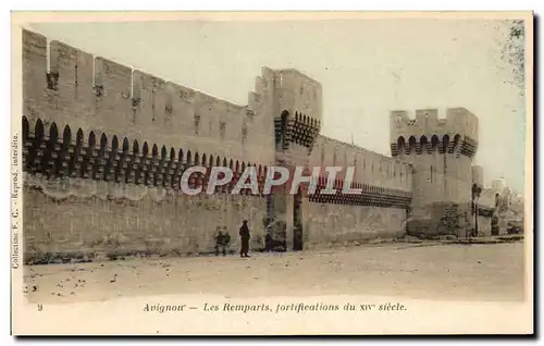 Cartes postales Avignon Les remparts