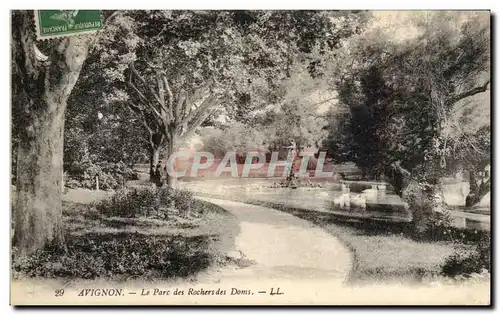 Cartes postales Avignon Le parc des rochers des Doms