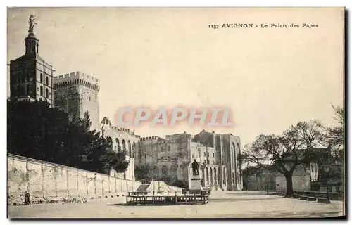 Cartes postales Avignon Le palais des papes