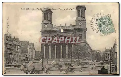 Cartes postales Paris Eglise Saint Vincent de Paul