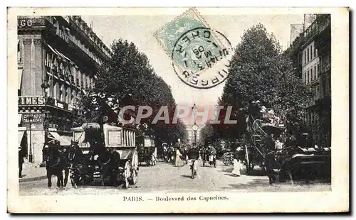 Cartes postales Paris Boulevard des Capucines