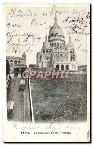 Cartes postales Paris La Basilique De Montmartre Sacre Coeur