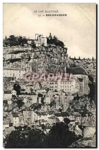 Cartes postales Le Lot Illustre Rocamadour