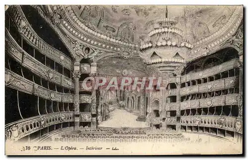 Cartes postales Paris L&#39Opera Garnier Interieur