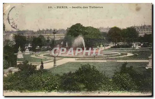 Cartes postales Paris Javdin des Tuileries