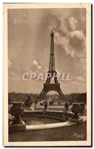 Cartes postales Les Petits Tableaux De Paris Tour Eiffel