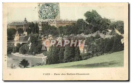 Cartes postales Paris Parc des Buttes Chaumont