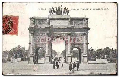 Cartes postales Paris Arc De Triomphe du Carrousel