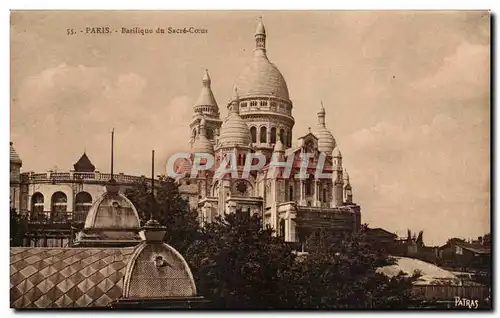 Cartes postales Paris Basilique De Sacre Coeur Montmartre