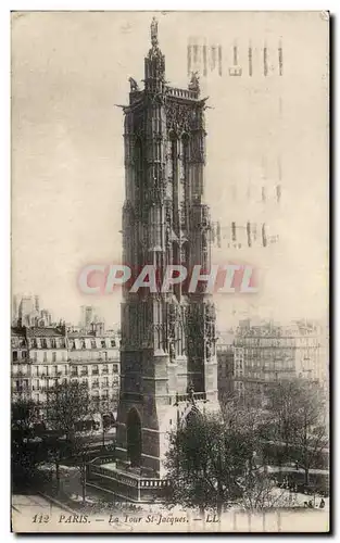 Cartes postales Paris La Tour St Jacques