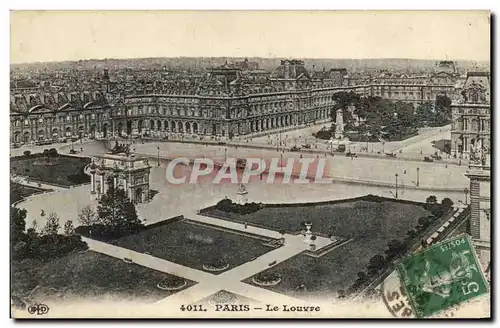 Cartes postales Paris Le Louvre