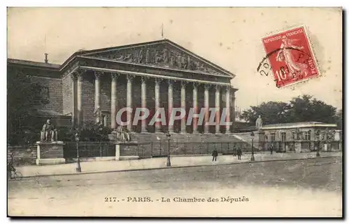 Cartes postales Paris La Chambre Des Deputes