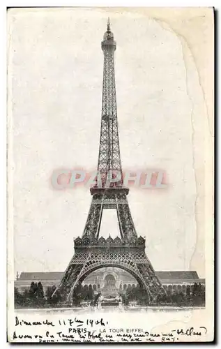 Cartes postales Paris La Tour Eiffel