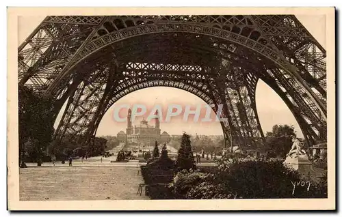 Cartes postales Paris Pittoresque Sous La Tour Eiffel Yvon