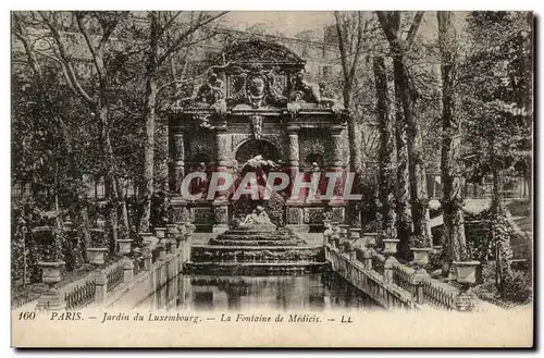 Ansichtskarte AK Paris Jardin Du Luxenbourg La Fontaine De Medicis