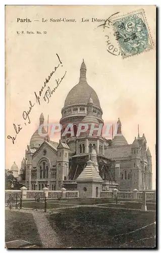 Cartes postales Paris Le Sacre Coeur Les Domes Montmartre