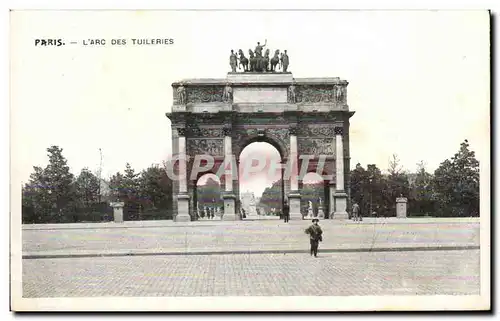 Cartes postales Paris L&#39arc Des Tuileries Louvre