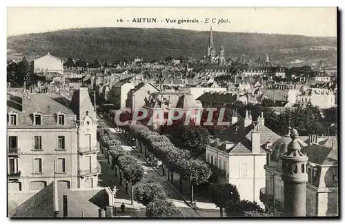 Cartes postales Autun Vue generale E C phot