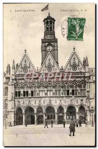 Cartes postales Saint Quentin L&#39Hotel de Ville