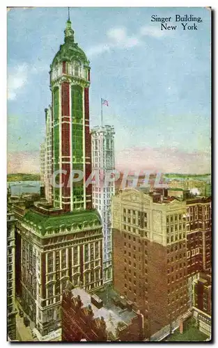 Cartes postales Singer Building The singer Building