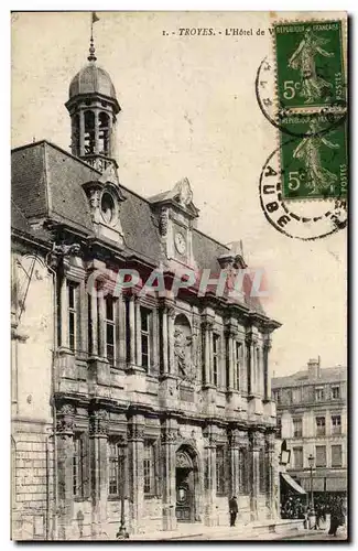 Cartes postales Troyes L&#39Hotel de ville